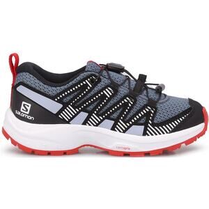 Salomon XA PRO V8 Kids Running Sneakers Stormy Weather Zen Blue Goji Berry 4